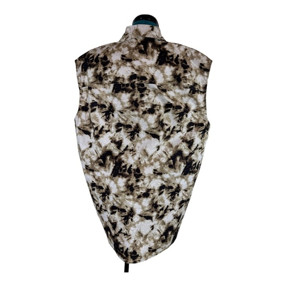 Samsoe Samsoe Clay Camo Sleeveless Button Down Shirt NWT - Picture 5 of 15